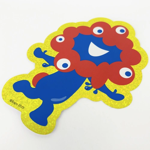 EXPO2025 ミャクミャク アウトドアステッカー イエロー