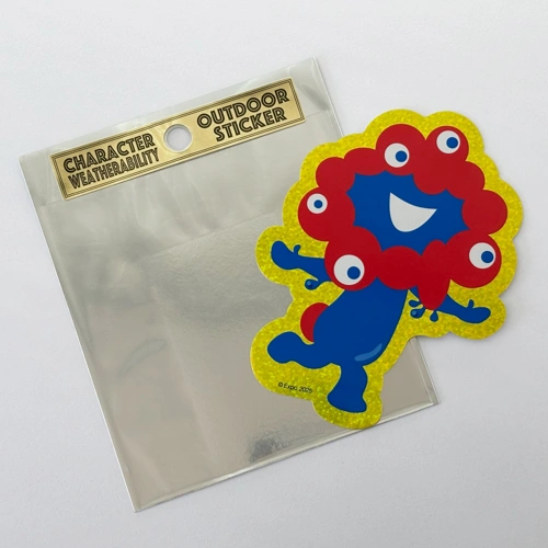 EXPO2025 ミャクミャク アウトドアステッカー イエロー