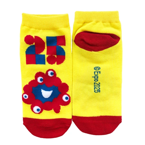 EXPO2025 ミャクミャク 靴下 イエロー レディース