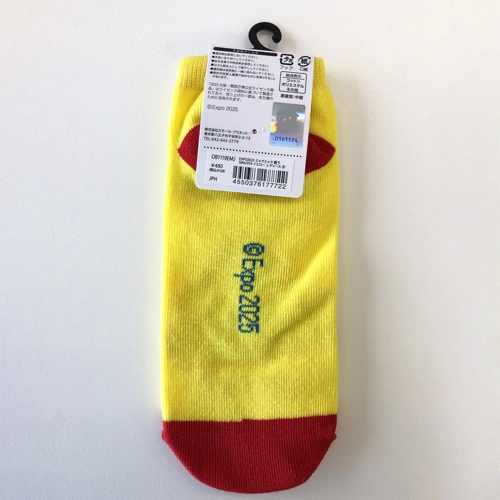 EXPO2025 ミャクミャク 靴下 イエロー レディース