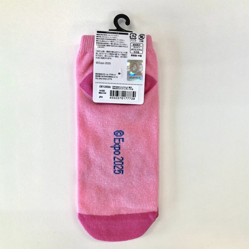 EXPO2025 ミャクミャク 靴下 ピンク レディース