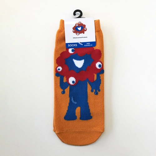 EXPO2025 ミャクミャク 靴下 オレンジ レディース