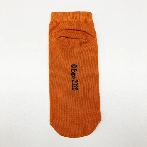 EXPO2025 ミャクミャク 靴下 オレンジ レディース