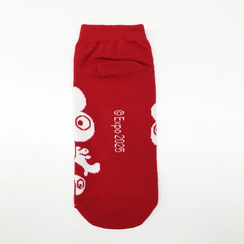 EXPO2025 ミャクミャク 靴下 022 レッド レディース