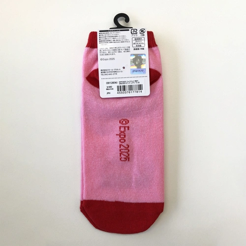 EXPO2025 ミャクミャク 靴下 ピンク レディース
