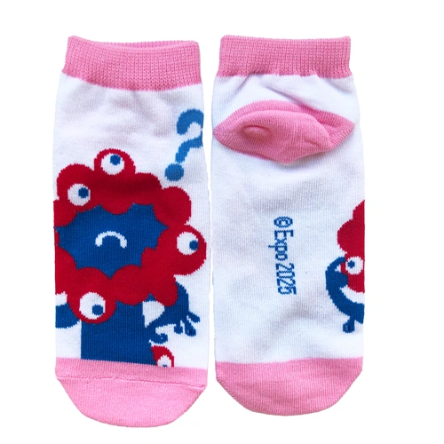 EXPO2025 ミャクミャク 靴下 027 ホワイト レディース