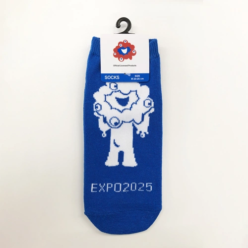 EXPO2025 ミャクミャク 靴下 028 ブルー レディース