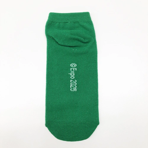 EXPO2025 ミャクミャク 靴下 029 グリーン レディース