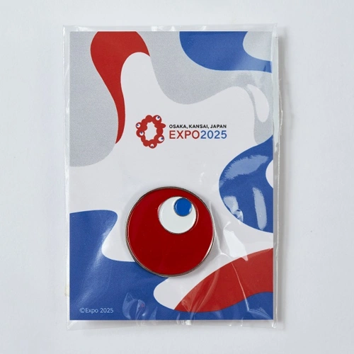 EXPO2025 ピンバッジ色差し ID・コミャク(記念チケットver.)
