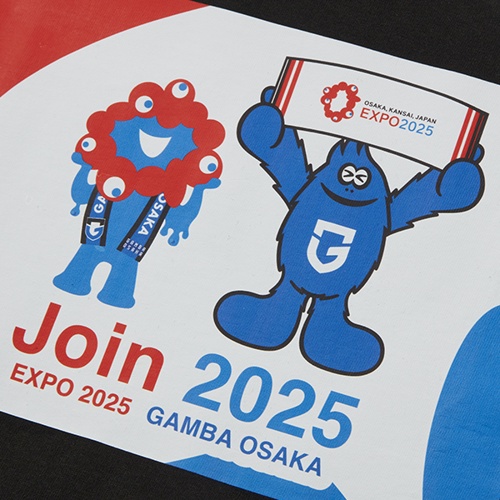 EXPO2025 Tシャツ ミャクミャク ガンバ大阪 コラボレーション ブラック
