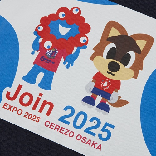 EXPO2025 Tシャツ ミャクミャク セレッソ大阪 コラボレーション ネイビー