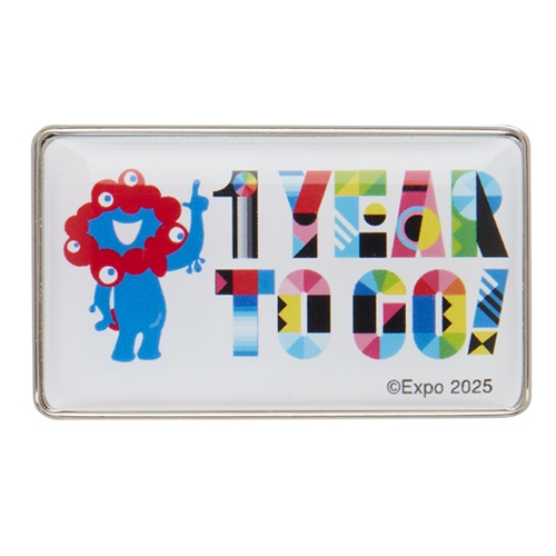 1 Year to Go! EXPO2025 ピンバッジ ミャクミャク
