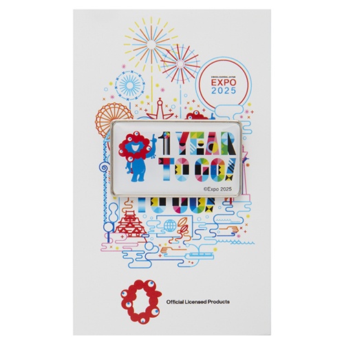 1 Year to Go! EXPO2025 ピンバッジ ミャクミャク