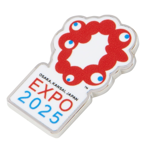 EXPO2025 ピンバッジ ロゴマーク タテ組み 01