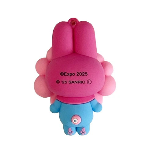 EXPO2025 サンリオキャラクターズ ミャクミャクなりきり立体マスコットカラーキーホルダー マイメロディ