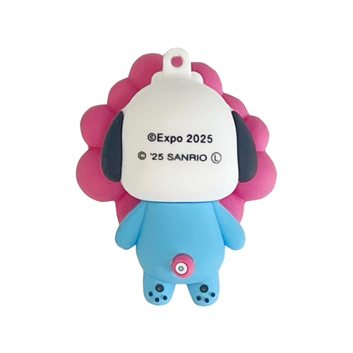 EXPO2025 サンリオキャラクターズ ミャクミャクなりきり立体マスコットカラーキーホルダー ポチャッコ