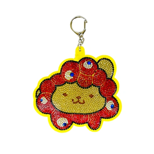 EXPO2025 【サンリオキャラクターズ】 ミャクミャクなりきりキラキラレザーキーホルダー ポムポムプリン