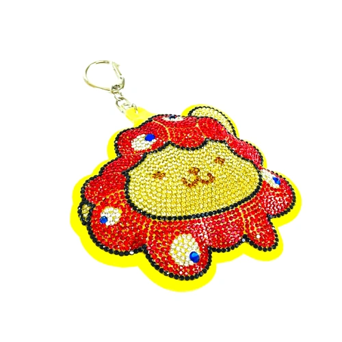 EXPO2025 【サンリオキャラクターズ】 ミャクミャクなりきりキラキラレザーキーホルダー ポムポムプリン