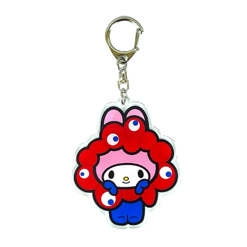 EXPO2025 【サンリオキャラクターズ】 ミャクミャクなりきりアクリルキーホルダー立ち マイメロディ