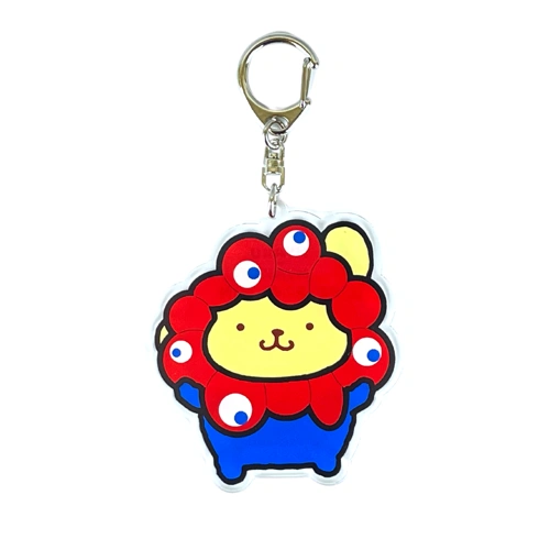 EXPO2025 【サンリオキャラクターズ】 ミャクミャクなりきりアクリルキーホルダー立ち ポムポムプリン