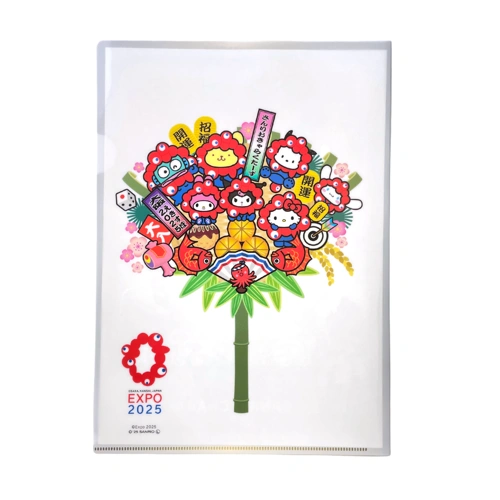 EXPO2025 【サンリオキャラクターズ】 ミャクミャクなりきりA4クリアファイル 宝船