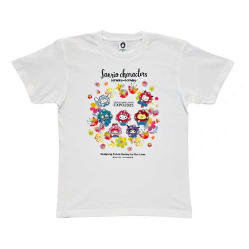 EXPO2025 【サンリオキャラクターズ】 ミャクミャクなりきりTシャツ フラワー