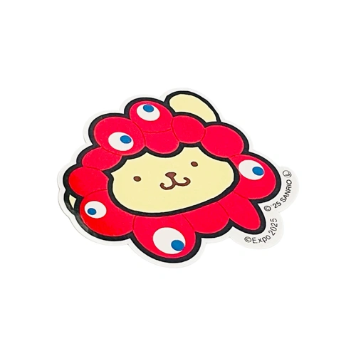 EXPO2025 【サンリオキャラクターズ】ミャクミャクなりきりアパレルステッカー顔 ポムポムプリン
