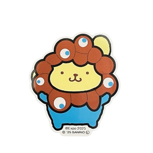 EXPO2025 【サンリオキャラクターズ】ミャクミャクなりきりアパレルステッカー全身 ポムポムプリン
