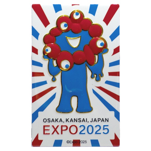 EXPO2025 彫金ステッカー角