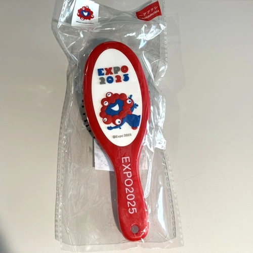 EXPO2025 ミャクミャクヘアブラシ浮き 赤