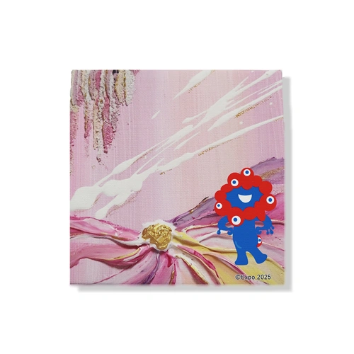EXPO2025 ミャクミャク キャンバスジクレー印刷 New Biginngs(Pink) S0号