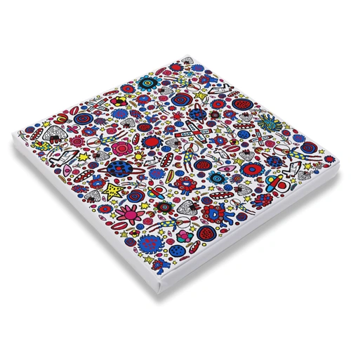 EXPO2025 ミャクミャク キャンバスジクレー印刷 ミャクミャク∞内なる響き S0号