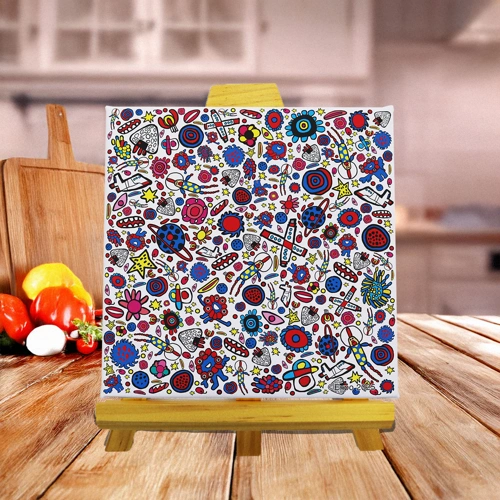 EXPO2025 ミャクミャク キャンバスジクレー印刷 ミャクミャク∞内なる響き S0号