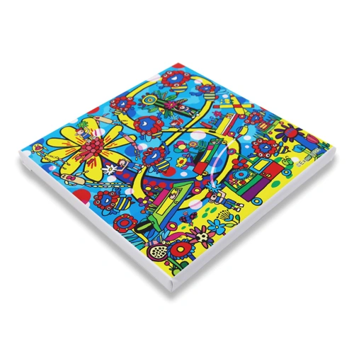 EXPO2025 ミャクミャク キャンバスジクレー印刷 ミャクミャク∞脈々と彩る蜂の舞1 S3号