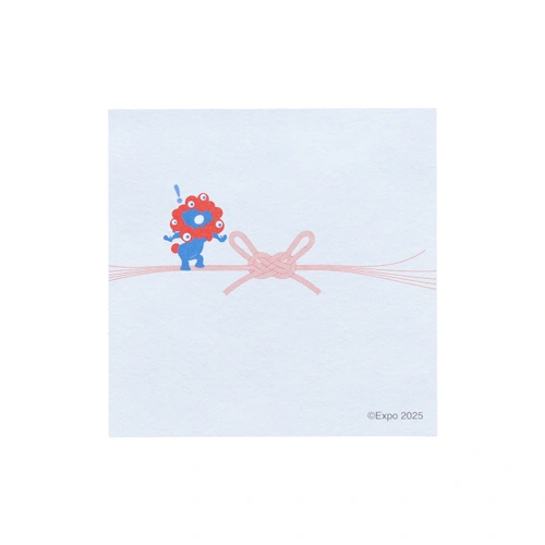 EXPO2025 ミャクミャク ふせん 水引