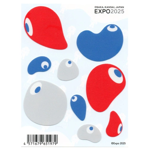 EXPO2025 VI  アパレルステッカー Inochi(レッド)