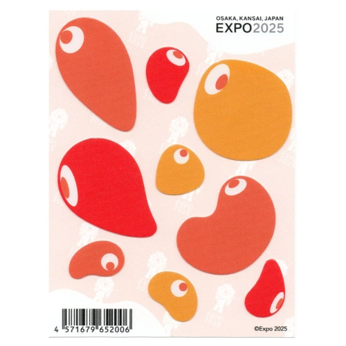 EXPO2025 VI  アパレルステッカー Hikari(オレンジ)