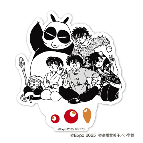 EXPO2025 『らんま1/2』 ステッカー(3枚セット)