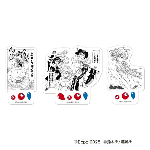 EXPO2025 『七つの大罪』 ステッカー(3枚セット)