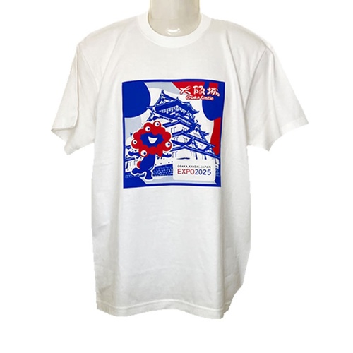 EXPO2025 ミャクミャク 大阪城 Tシャツ ホワイト