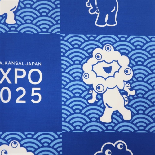 EXPO2025 ミャクミャク 小風呂敷 青