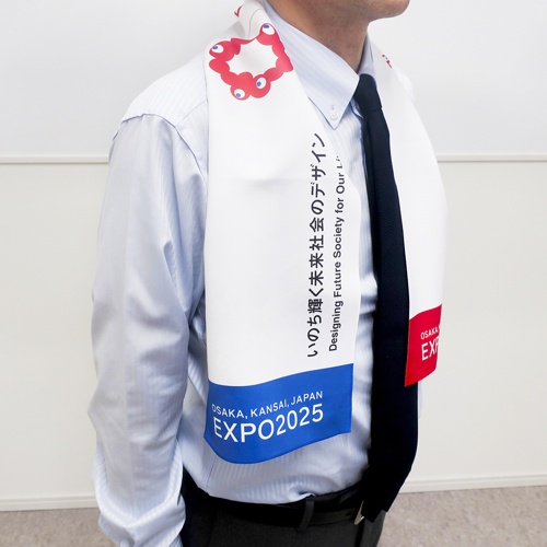 EXPO2025 公式ロゴ スカーフフラッグ