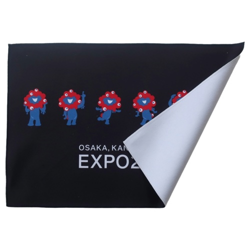 EXPO2025 ミャクミャク ハンカチフラッグ 黒