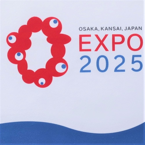 EXPO2025 公式ロゴ ハンカチフラッグ