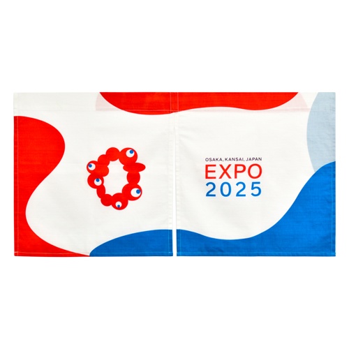 EXPO2025 公式ロゴ 暖簾(のれん)