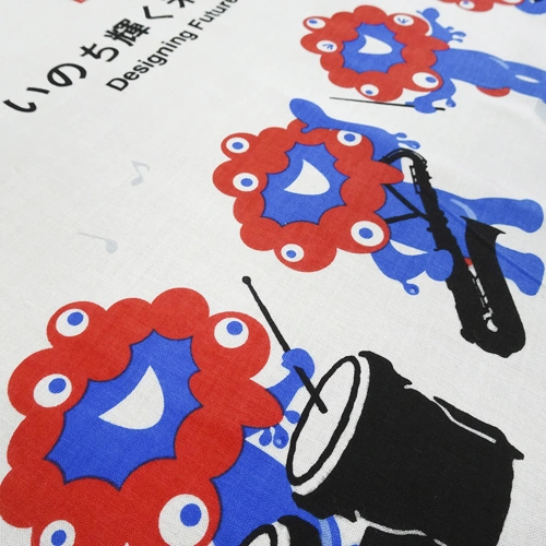 EXP02025 ミャクミャク 手ぬぐい ミュージック