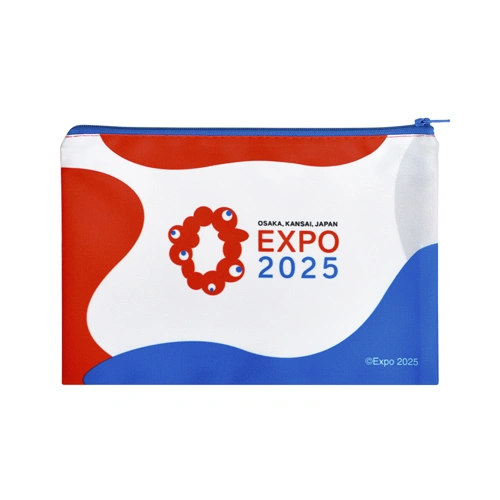 EXP02025 ミャクミャク ジッパーポーチ WORLD