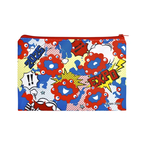 EXP02025 ミャクミャク ジッパーポーチ ポップアート