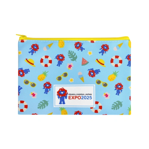 EXP02025 ミャクミャク ジッパーポーチ サマー