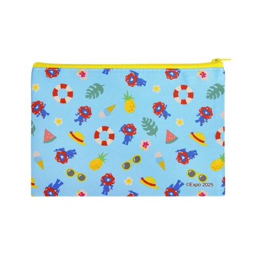 EXP02025 ミャクミャク ジッパーポーチ サマー